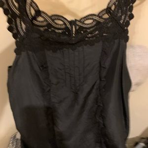 Black Silk Blouse